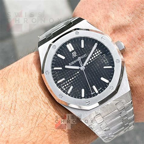 audemars piguet 15500 black dial|Audemars Piguet royal oak 15500st.